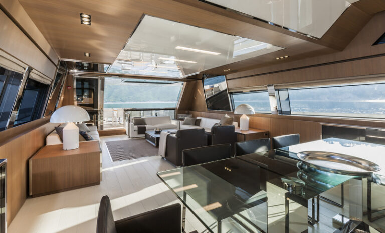Mythos superyacht - Interior - Photo by Alberto Cocchi