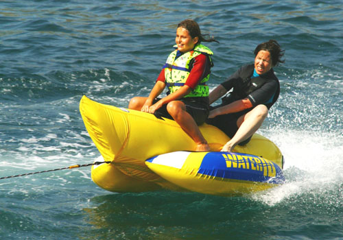NAHEMA IV - Enjoying Watertoys on charter