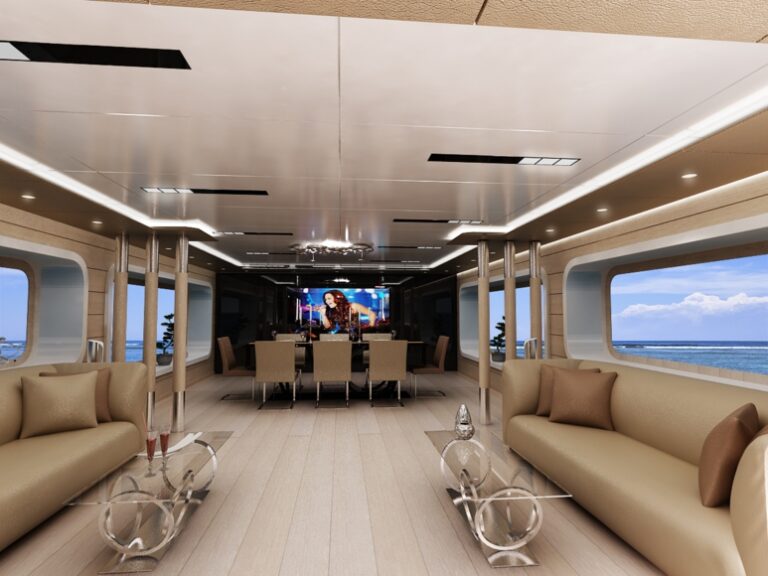 NB 89 superyacht - Saloon