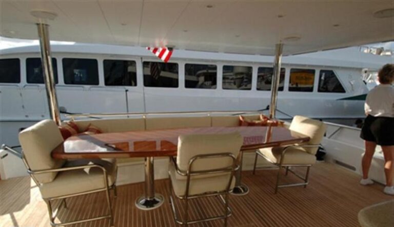 NEVER QUIT - Aft deck
