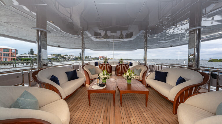 Aft Deck Lounging Area