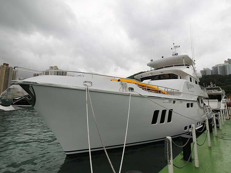 Nordhavn 86 superyacht Koonoona in Hong Kong