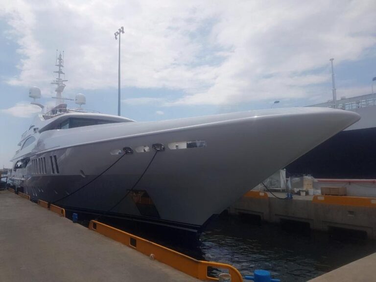 O'Mathilde At Golden Yachts Shipyard