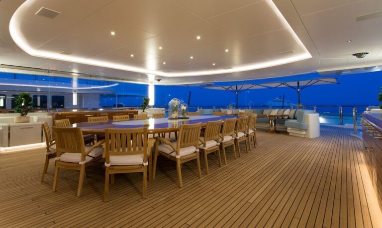 Oceanco Yacht NIRVANA - Al Fresco Dining