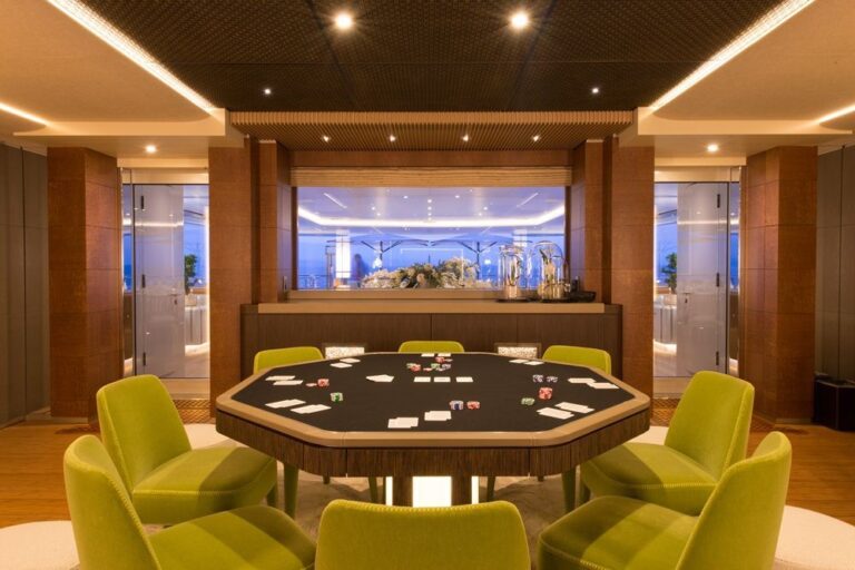 Oceanco Yacht NIRVANA - Card Table