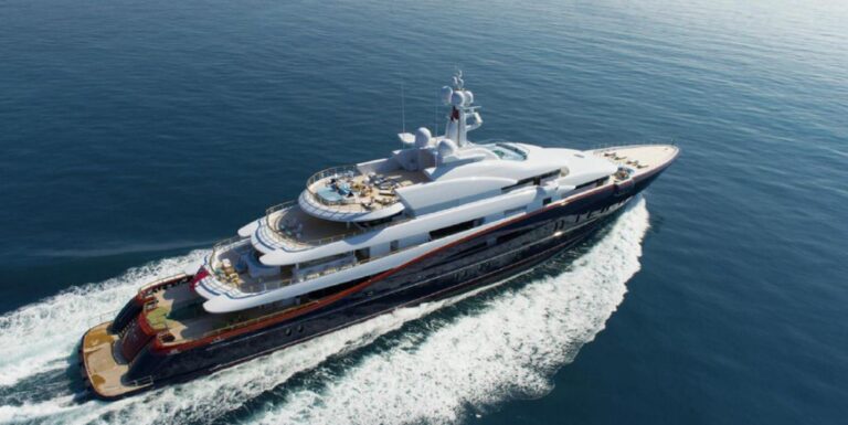 Oceanco Yacht NIRVANA - From Above