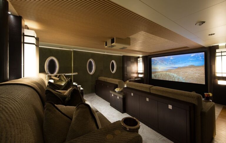 Oceanco Yacht NIRVANA - Media Room and Cinema