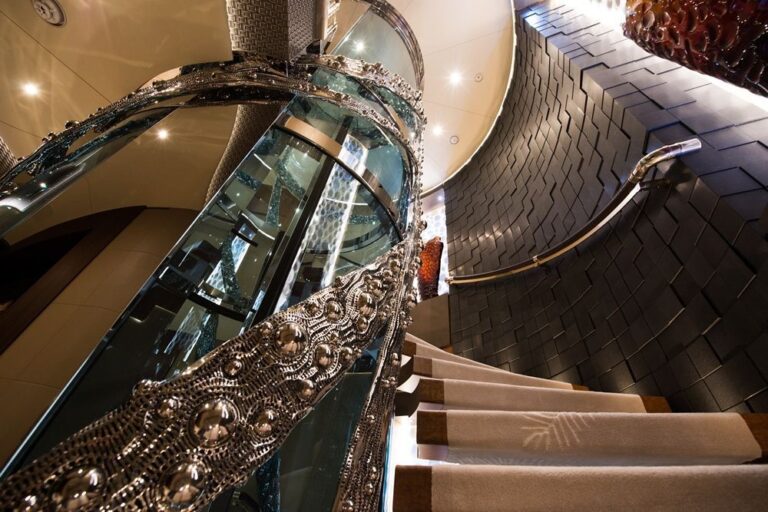 Oceanco Yacht NIRVANA - Stairwell