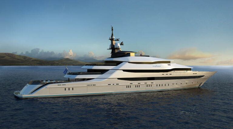Oceanco luxury Superyacht Y708 due to be delivered in 2010 - Image credit to Oceanco