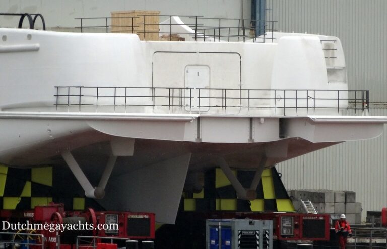 Oceanco superyacht Y715 - stern - Photo by Dutchmegayachts