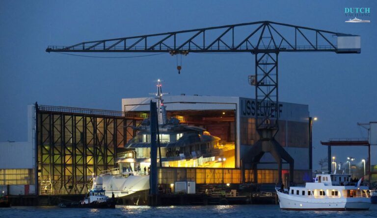 Oceanco y718 project bravo emerging. Photo Dutch Yachting