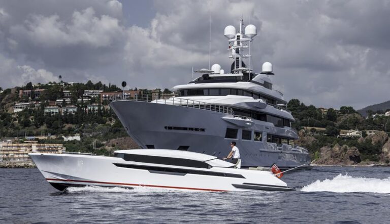 Oceanco Yacht DREAMBOAT With Her Tender