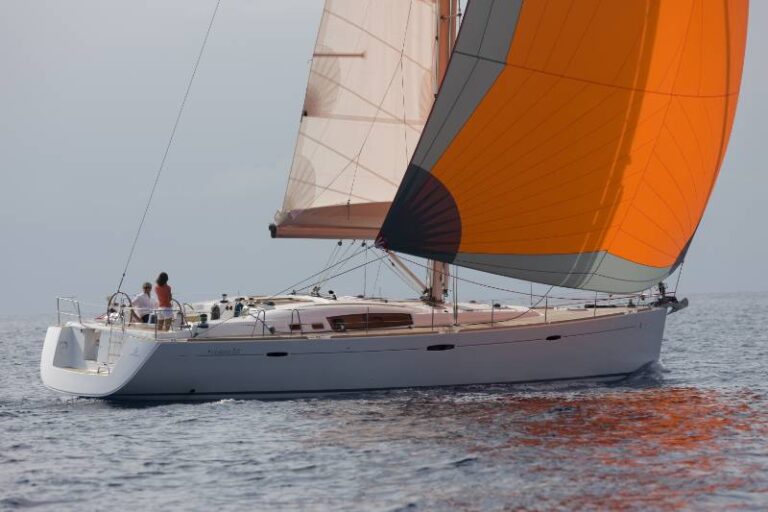 Oceanis 54 with spinnaker