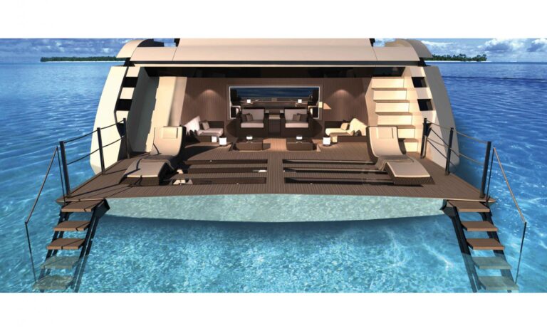 Oceano 42 superyacht - Beach area