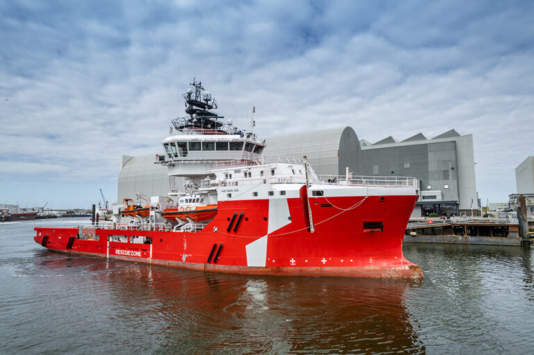 Offshore Rescue And Support Vessel At Icon Yachts - Photo © Guy Fleury