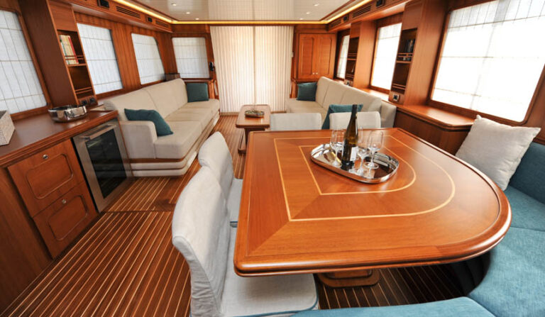 On board 76RP Yacht