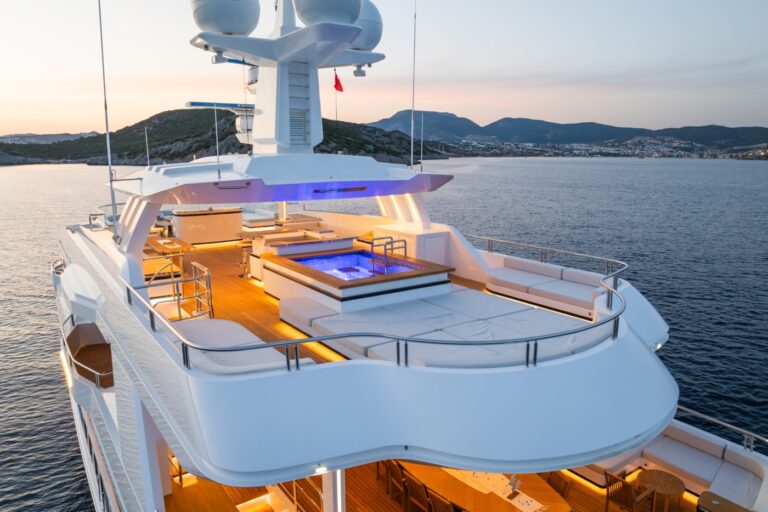 Open Deck Relaxation Area With Sea Views