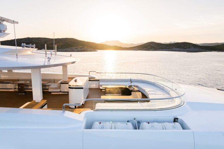 Open Deck Relaxation Area With Sea Views