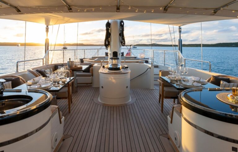 Opendeck Dining Area With Sea Views