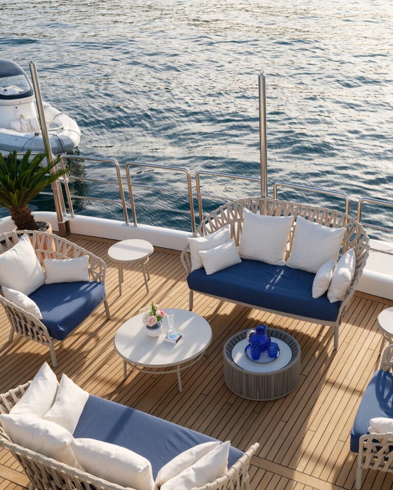 Opendeck Salon Area With Sea Views