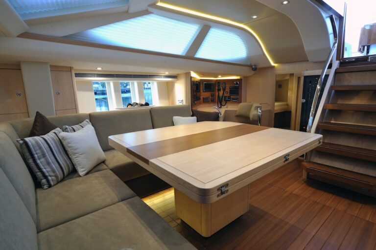 Oyster 625 Superyacht - Salon - Image courtesy of Oyster Marine