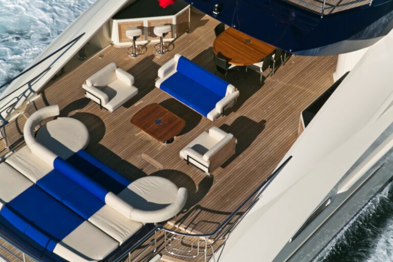 PJ135 PLUS TOO - Aft Deck from Above