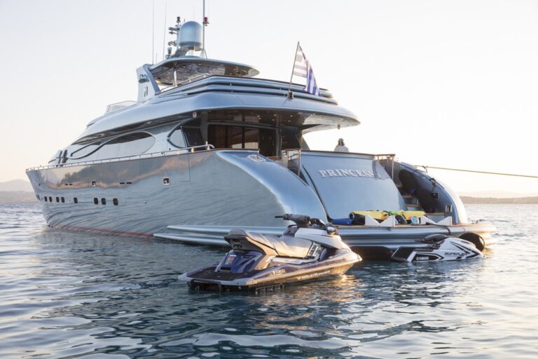 PRINCESS L Cruising In The Mediterranean Aft View
