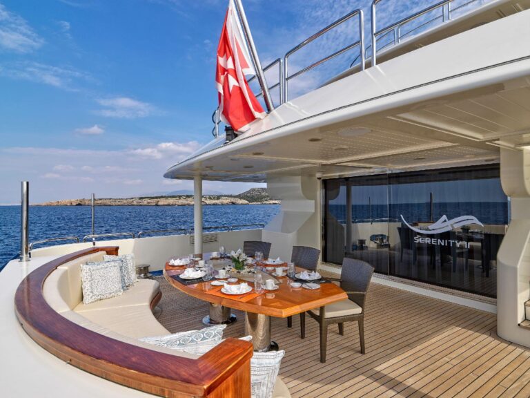 Main aft deck dining