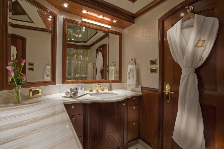 Penny Mae  owner bathroom his