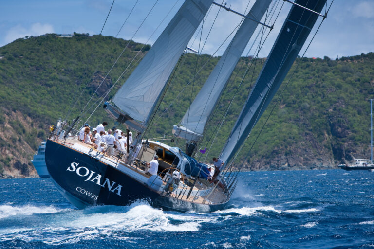 Peter Harrisons 115´ Super Yacht Sojana Christophe Jouany Les Voiles De Saint Barth