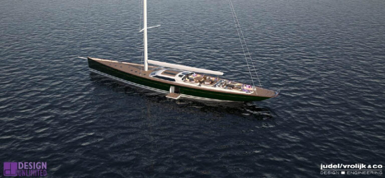 Pink Gin VI Yacht - upview