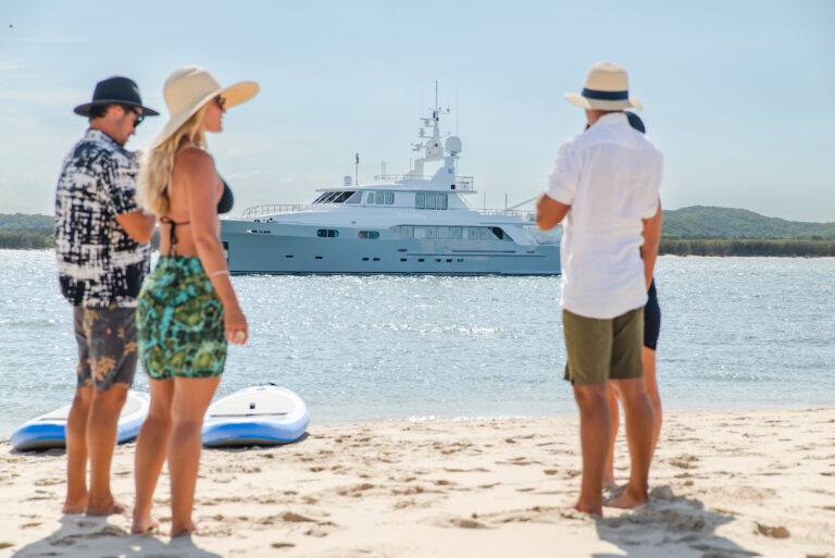 Pleiades II Off Beach