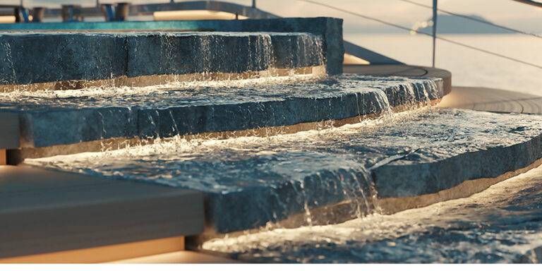 Pool With Waterfall
