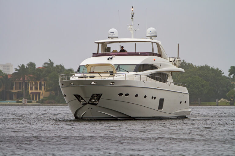 Princess Built Motor Yacht LADY COPE - Bow View