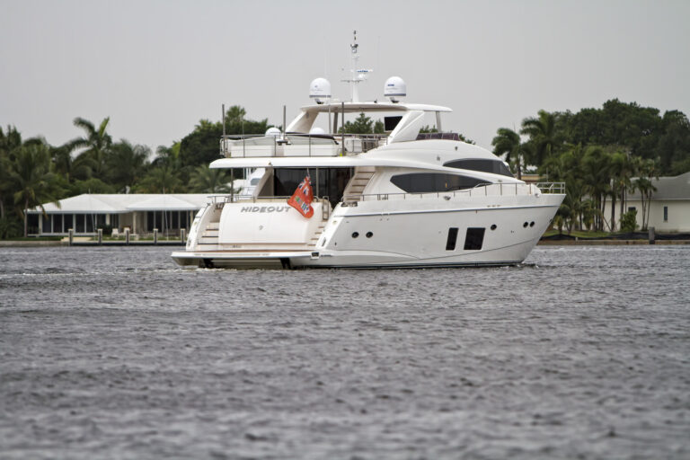 Princess Built Motor Yacht LADY COPE - Stern View
