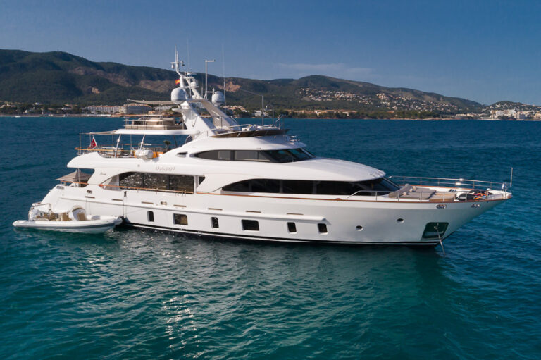 Profile In The Mediterranean With Tender