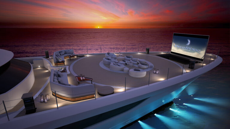 Project Cosmos - Heesen - Outdoor Cinema Render