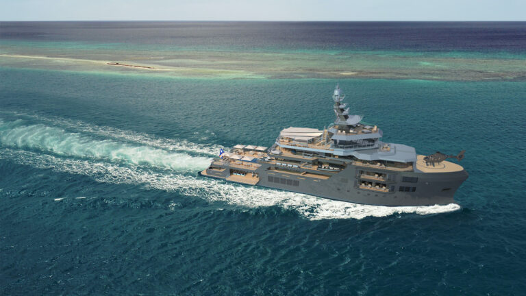Luxury yacht OCEAN FALCON  - Rendering