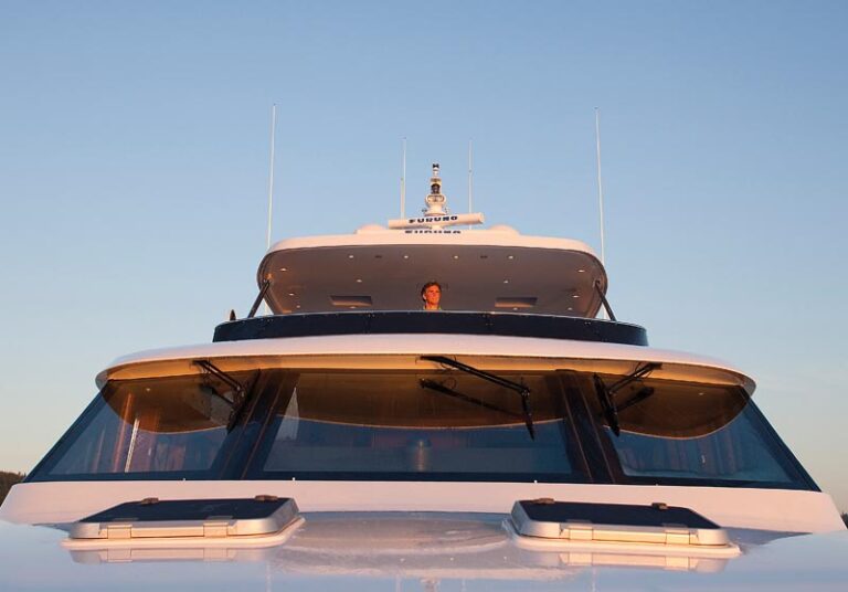 Q74 luxury yacht Meriweather Foredeck