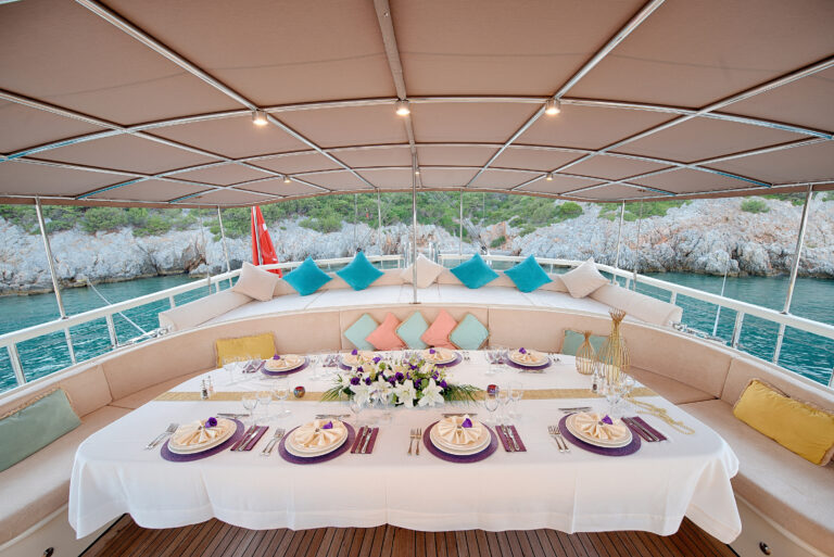 Alfresco Dining On Aft Deck
