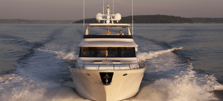 Queenship 74 yacht Meriweather designed by Jonathan Quinn Barnett Image courtesy of Queenship