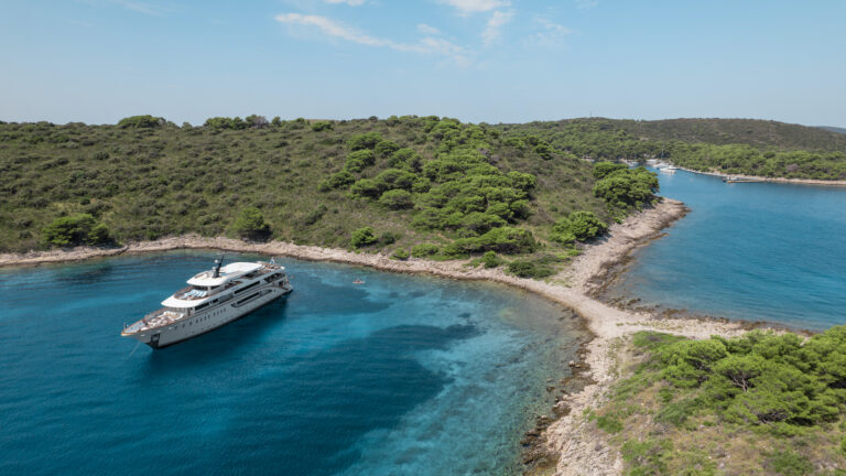 RIVA Yacht In A Bay