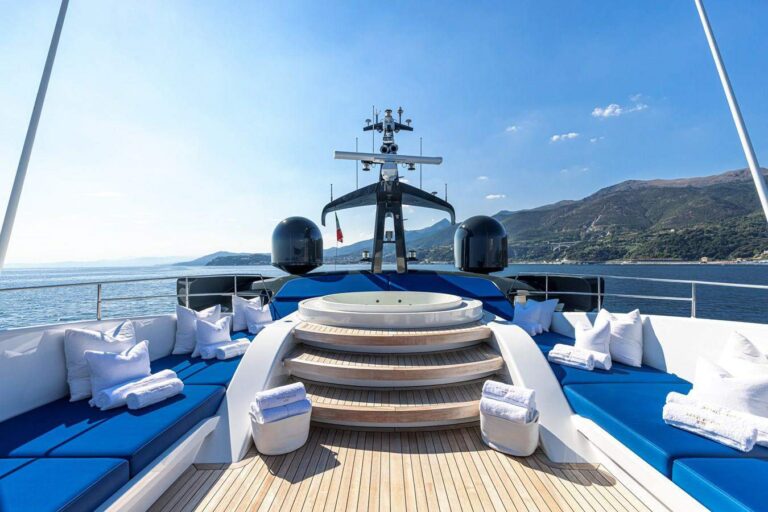 Sun deck jacuzzi