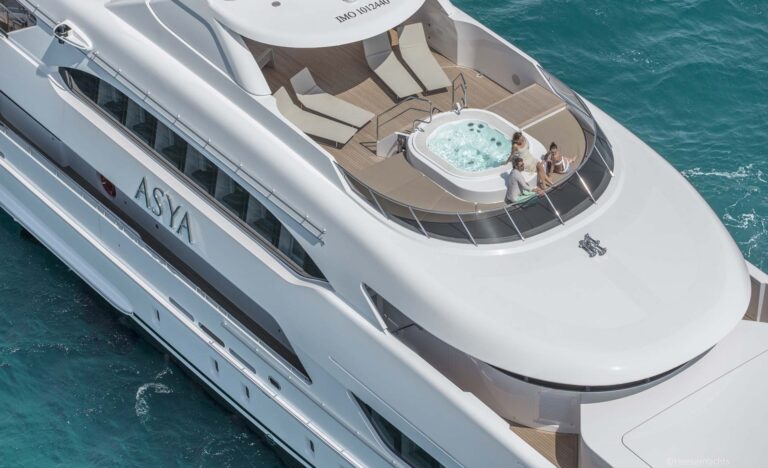 Relaxing Aboard Luxury Superyacht