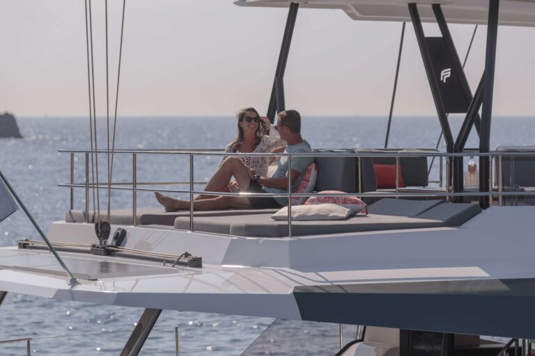 Relaxing On The Flybridge
