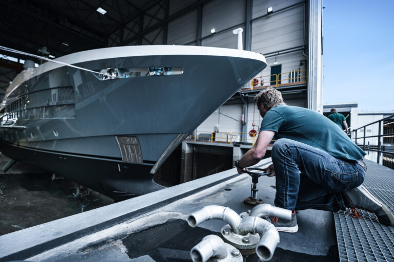 Reliance Yacht Ready For Launch