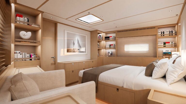 Rendering Of SWAN 108 Stateroom