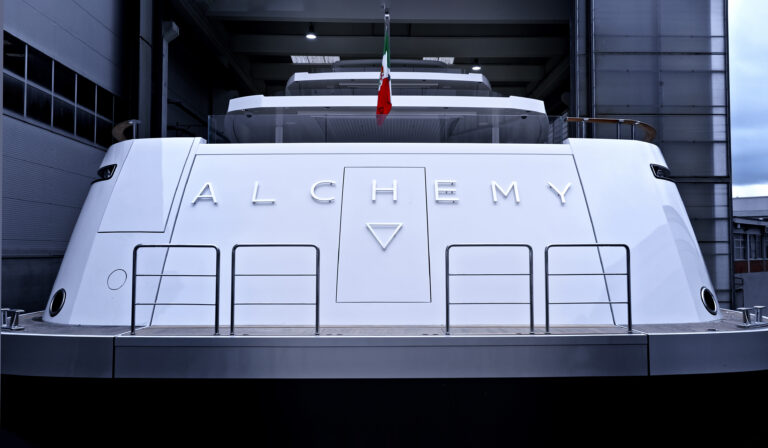 Rossinavi Yacht ALCHEMY At Launch