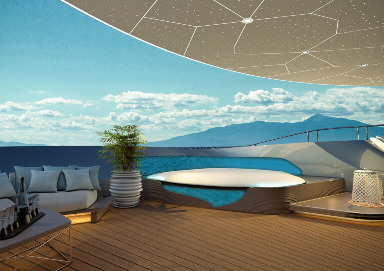 Royal Huisman 403 PHI Rendering By Cor D Rover Detail