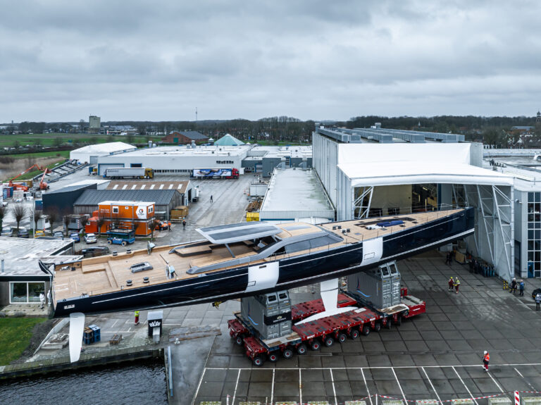 Royal Huisman Project 405 Nilaya - Photo By Tom Van Oossanen DJI_0332